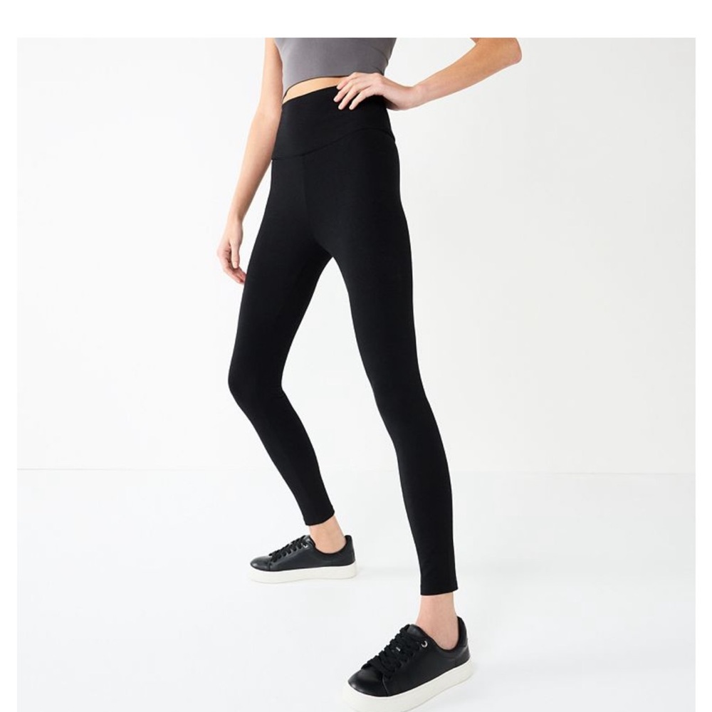 Simply Vera Vera Wang Black Leggings